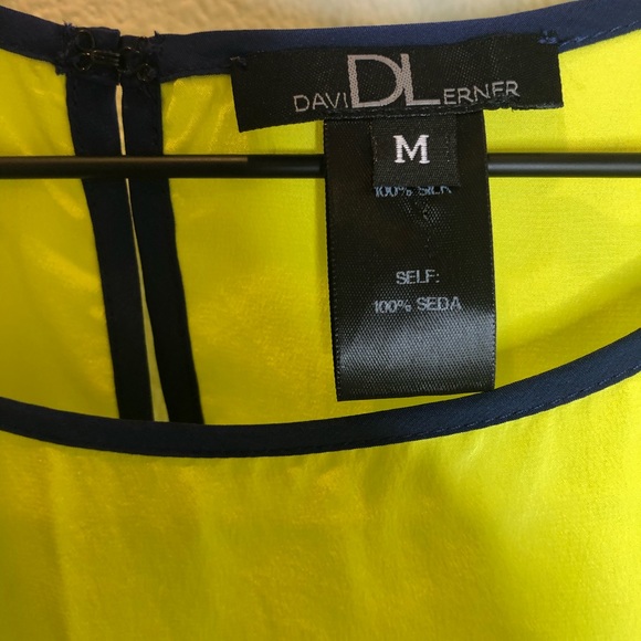 David Lerner 100% Silk Blouse - Picture 3 of 3